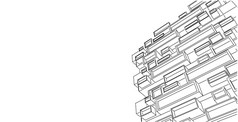 体系结构建筑插图现代城市体系结构摘要背景设计插图体系结构建筑的角度来看行