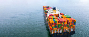 <strong>容器</strong>船携带<strong>容器</strong>业务航运进口和出口物流和运输国际<strong>容器</strong>船的开放海