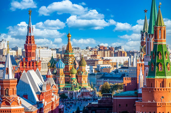 红色的广场与莫斯科克林姆林宫和罗勒rsquo大教堂历史建<strong>筑</strong>古老的体系结构国家具有里程碑意义的旅游<strong>梦</strong>想目的地莫斯科俄罗斯