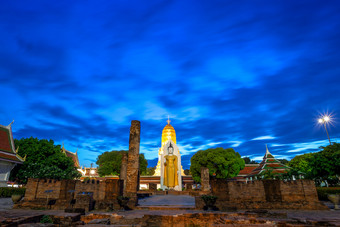 佛雕像日落是佛教<strong>寺庙</strong>什么phra拉达纳Mahathat也用通俗语被称为什么Yai佛教<strong>寺庙</strong>主要旅游景点phitsanulok泰国