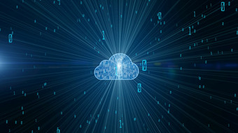 网络安全数字数据和概念上的未来主义的看信息技术大数据云计算使用人工<strong>情报</strong>
