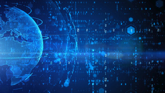 技术网络数据连接网络安全数字数据全球高速度互联网连接和大数据分析过程背景概念