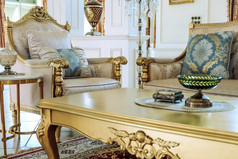 细节图像枕头古董奢侈品沙发室内设计和装饰