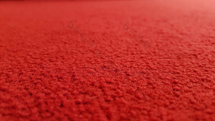 红色的地毯关闭纹理背景