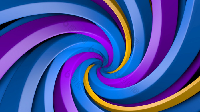 背景形成飞机紫色的黄色的和蓝色的颜色旋转圈和混合的中心形成纹理插图背景形成飞机紫色的黄色的和蓝色的颜色旋转圈和混合的中心插图
