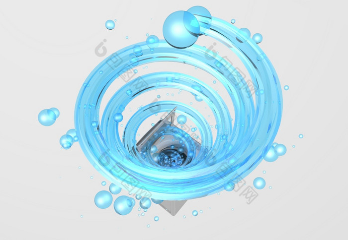 前视图衣服洗机与的通过开放内部来了蓝色的水飞机的形式螺旋与泡沫浮动白色背景插图衣服洗机与的通过开放内部来了蓝色的水飞机的形式螺旋与泡沫浮动白色背景插图