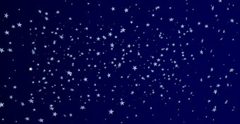 集团小明亮的白色五角星星浮动黑暗蓝色的背景插图