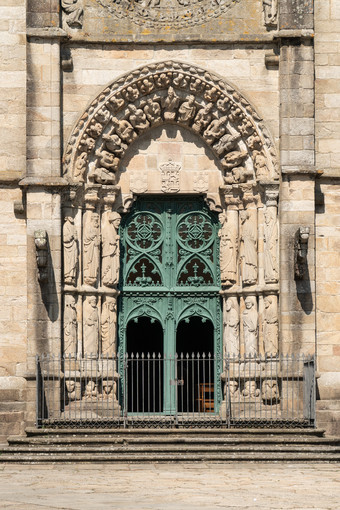 教堂三马丁外观位于的广场的塔帕尔诺亚加利西亚西班牙