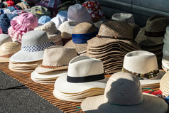 集团帽子为出售户外市场加利西亚西班牙