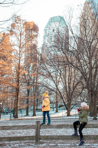 家庭妈妈。和她的孩子<strong>中央公园</strong>在他们的假期<strong>纽约</strong>家庭妈妈。和孩子<strong>中央公园</strong>在他们的假期新<strong>纽约</strong>城市