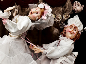 婚礼衣服埃琳娜米哈伊洛娃娃娃博物馆preili拉脱维亚