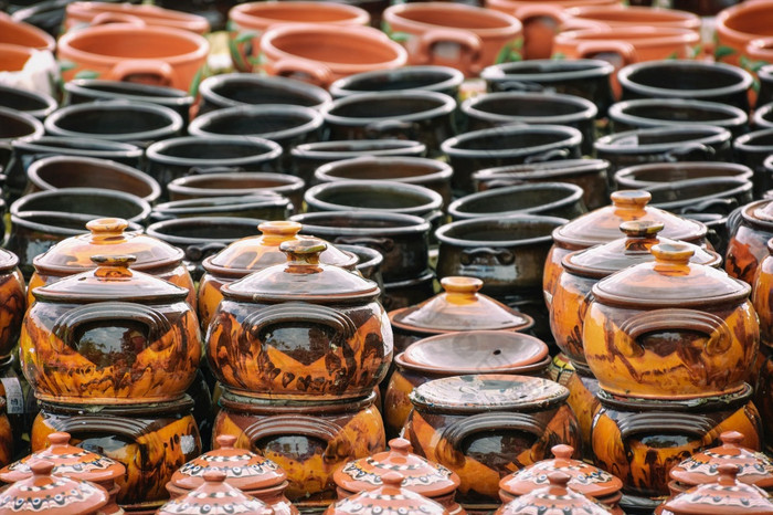 很多陶器陶器的陶器市场陶器陶器