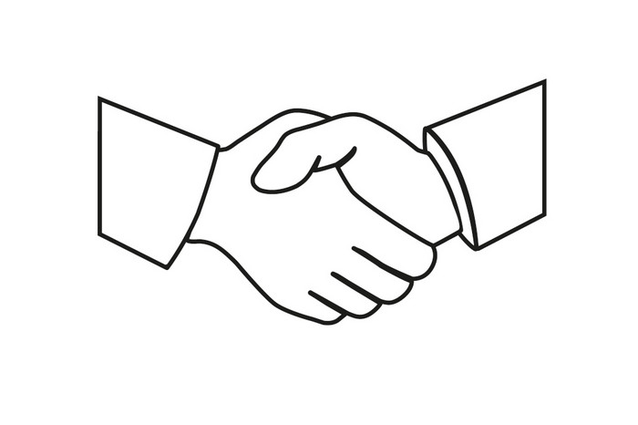 握手业务合作伙伴业务握手