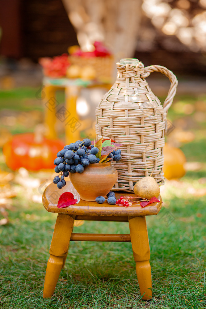 秋天作文与苹果南瓜和葡萄位于的花园秋天收获阳光明媚的温暖的一天秋天树叶和花秋天作文与苹果南瓜和葡萄位于的花园秋天收获
