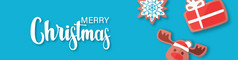圣诞节背景与姜饼向量背景walpaper图形假期庆祝活动插图