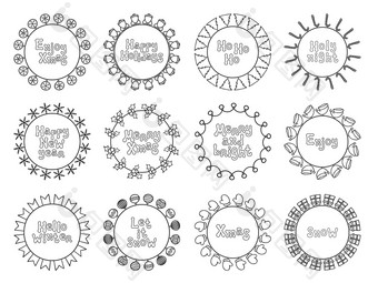 快乐圣诞节<strong>新一</strong>年祝愿标签贴纸和徽章手画框架框架书法短语手写的刻字圣诞节短语集假期问候文本圣诞节书法快乐圣诞节<strong>新一</strong>年祝愿标签贴纸和徽章手画框架框架书法短语手写的刻字圣诞节短语集假期问候文本圣诞节书法