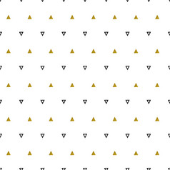 黄金三角形模式白色背景摘要无缝的重复模式最小的设计与金闪闪发光的几何形状向量插图黄金三角形模式白色背景摘要无缝的重复模式最小的设计与金闪闪发光的几何形状向量插图