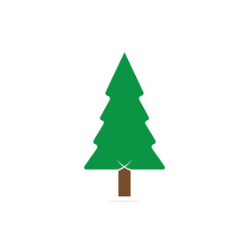 松树标志灵感松树标志