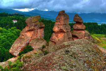 <strong>岩石形成</strong>Belogradchishki开始保加利亚