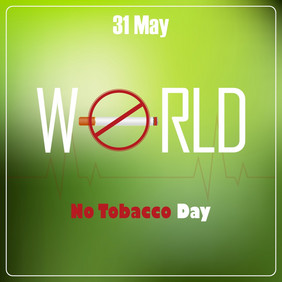 五月世界烟草一天向量