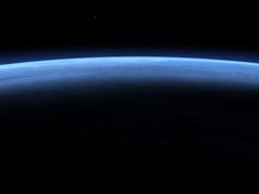 地球地球地平线空间元素这图像有家具的美国宇航局-渲染