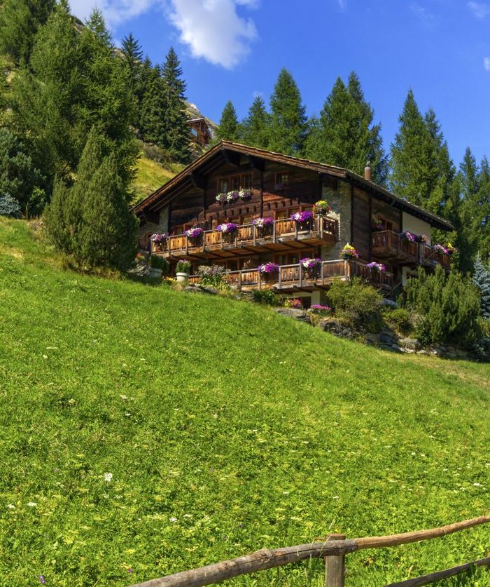 木的小木屋一天策马特瓦莱州广州瑞士典型的