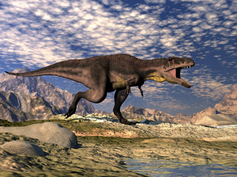 tyrannotitan恐龙<strong>咆哮</strong>的的沙漠渲染tyrannotitan恐龙<strong>咆哮</strong>的渲染
