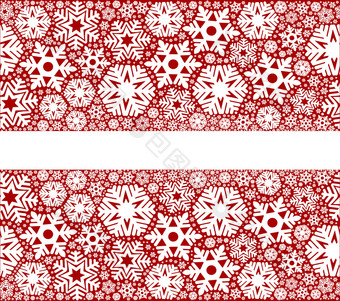 无缝的<strong>雪</strong>花银背景装饰为圣诞节和新一年设计无缝的<strong>雪</strong>花<strong>红色</strong>的背景装饰为圣诞节设计