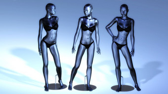 数字呈现虚拟人体模型