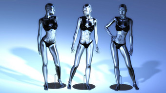 数字呈现虚拟人体模型