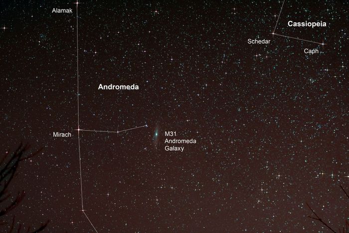 阿斯特罗照片星空与仙女座星系