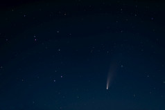 彗星新智慧的夜空在龙骨德国