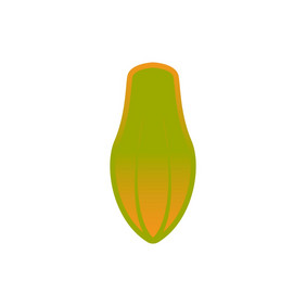 木瓜水果图标