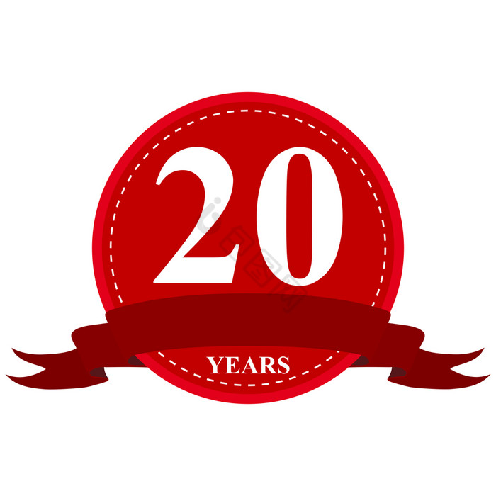 金牌丝带周年纪念日年图片