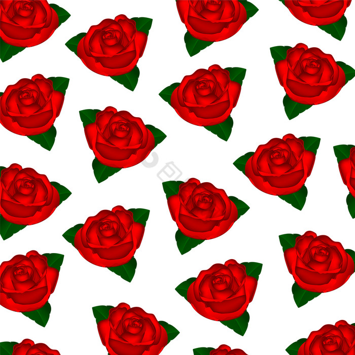 壁纸的玫瑰向量插图纹理花壁纸的玫瑰
