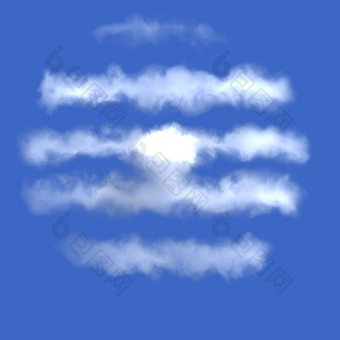 摘要图<strong>形象</strong>征插图创建从现实的云蓝色的天空背景摘要图<strong>形象</strong>征创建从现实的云
