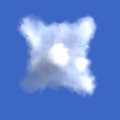 摘要图形象征插图创建从现实的云蓝色的天空背景摘要图形象征创建从现实的云