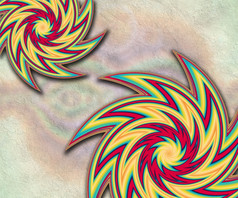 电脑生成的摘要色彩斑斓的分形艺术作品为有创意的设计艺术首页装饰和娱乐电脑生成的摘要色彩斑斓的分形艺术作品