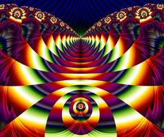 电脑生成的摘要色彩斑斓的分形艺术作品为有创意的设计艺术首页装饰和娱乐电脑生成的摘要色彩斑斓的分形艺术作品