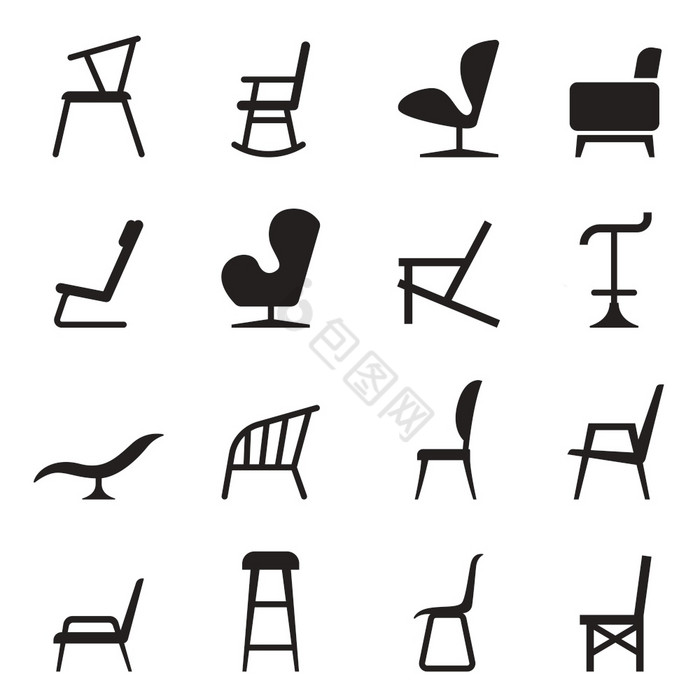 椅子图标图片