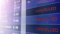 旅行和运输概念更多的取消了状态显示飞行信息显示