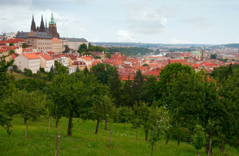 布拉格城堡与维达斯大教堂捷克共和国