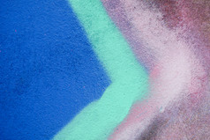 色彩斑斓的涂鸦纹理墙背景