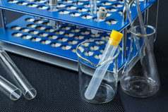 实验室玻璃和颜色测试血管站医疗仪器