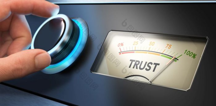 手把旋钮的最大概念图像为插图信任业务信任概念业务