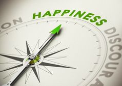 指南针针指出的词幸福概念well-beign和动机实现幸福概念