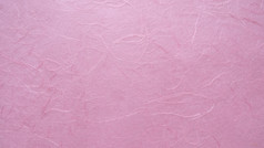 粉红色的桑纸纹理背景手工制作的纸水平与独特的设计纸软自然纸风格为审美有创意的设计