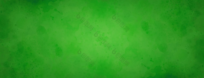 绿色纸绘画与水彩刷难看的东西飞溅水彩纹理背景