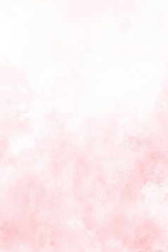 粉红色的柔和的水彩绘画背景飞溅水彩刷设计