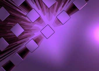呈现摘要<strong>紫色</strong>的颜色lonh多维数据集通过从的地板上与复制<strong>空间背景</strong>